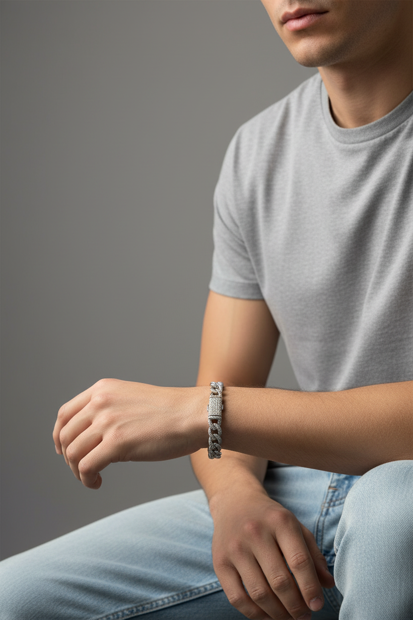 One Wrist - Grey Background