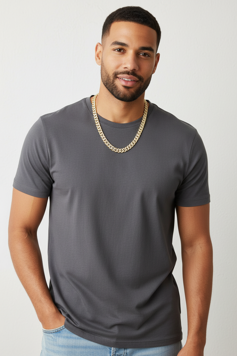 Slim Gold Chain - 50cm Off-White