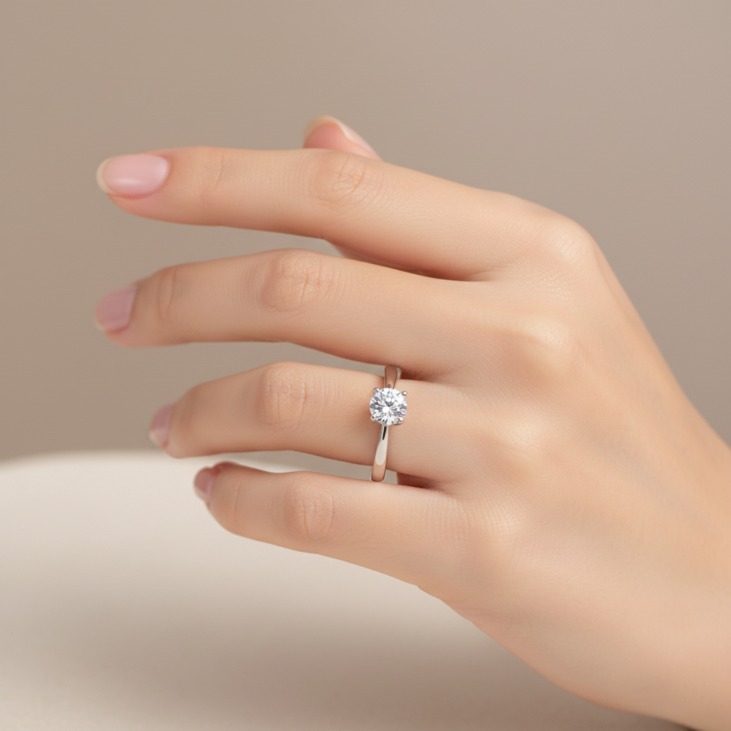 Smaller Solitaire - Close Detail