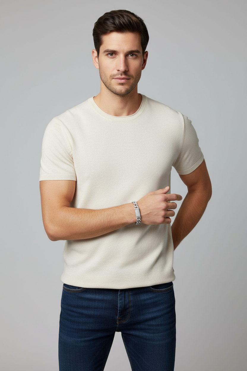 Thin Bracelet - Grey Relaxed