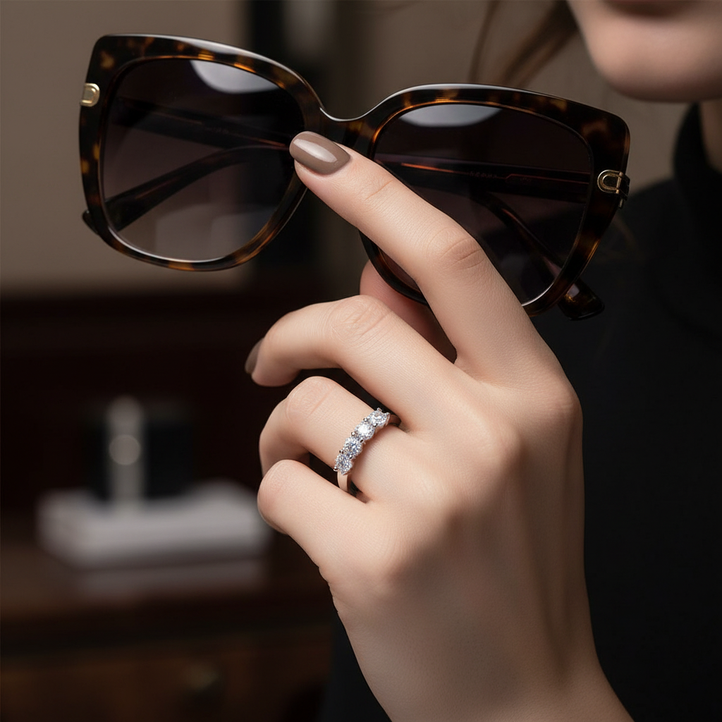 Ultra-Slim Five-Stone - Designer Sunglasses