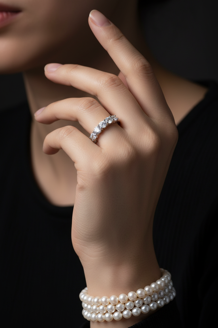 Ultra-Slim Five-Stone - With Bracelet