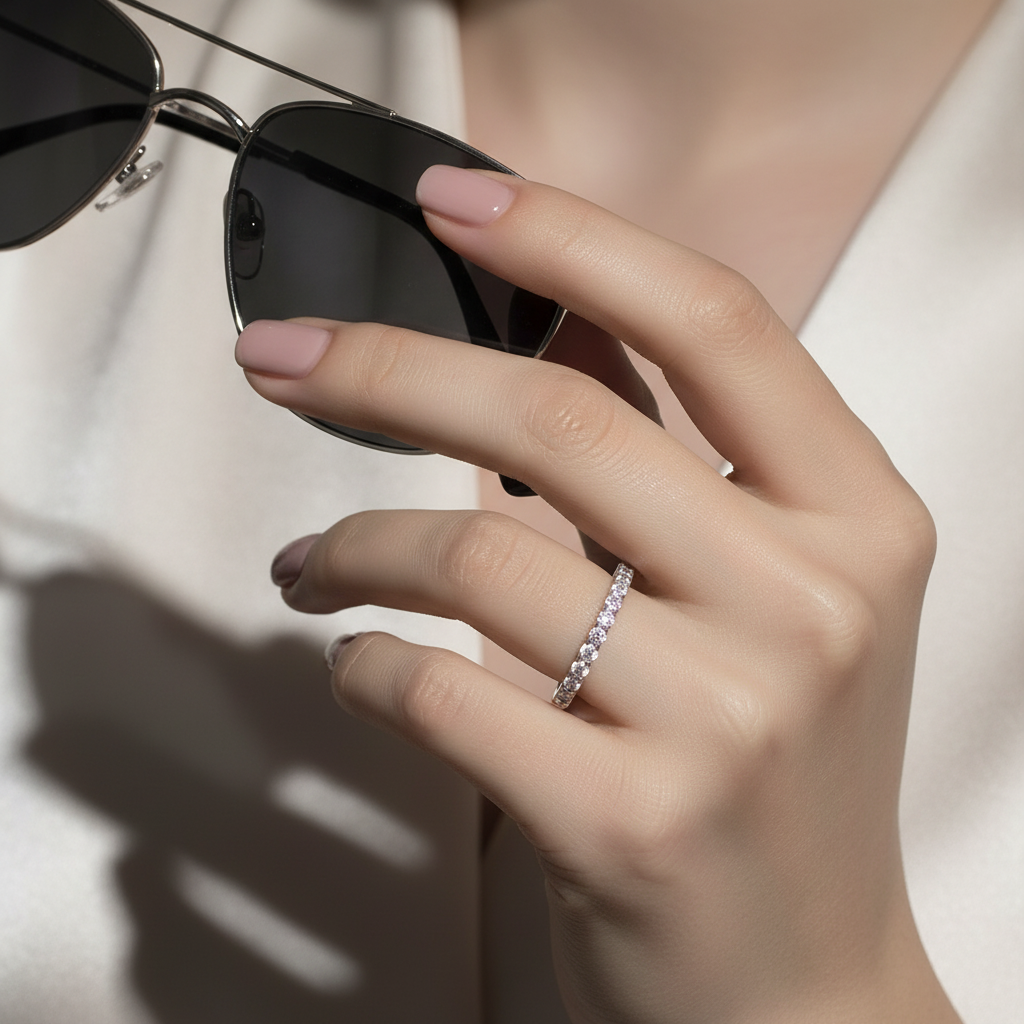 Ultra-Thin Half Eternity - Designer Sunglasses