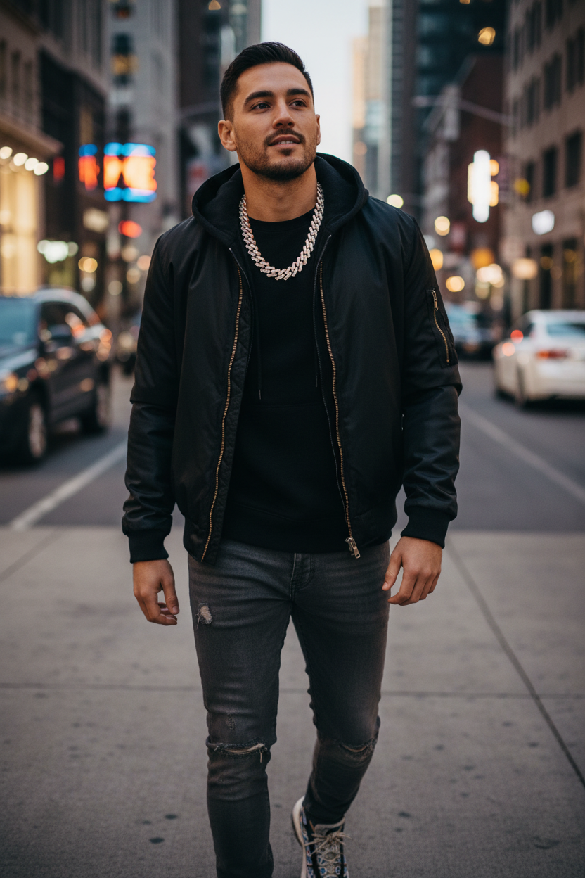 Urban Rose Gold Chain - 50cm Streetwear