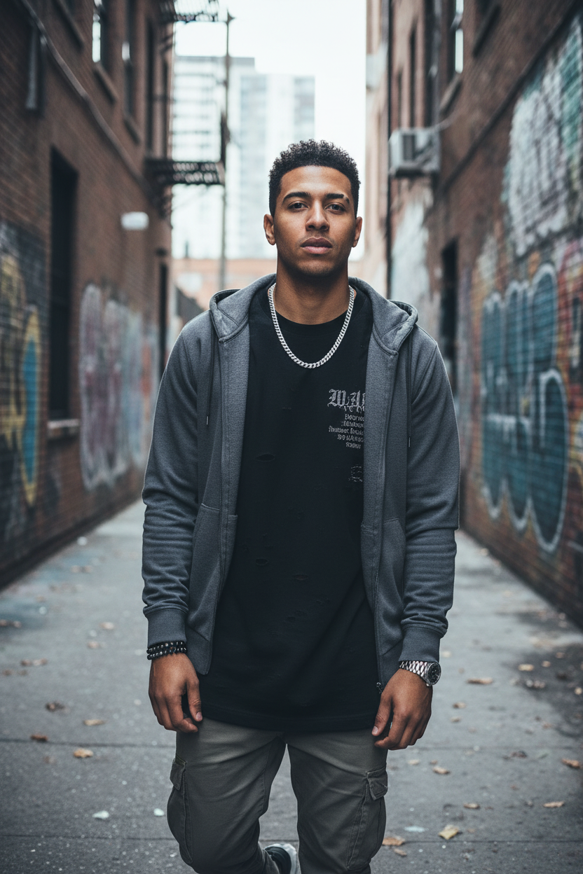 Urban Silver Chain - 45cm Street