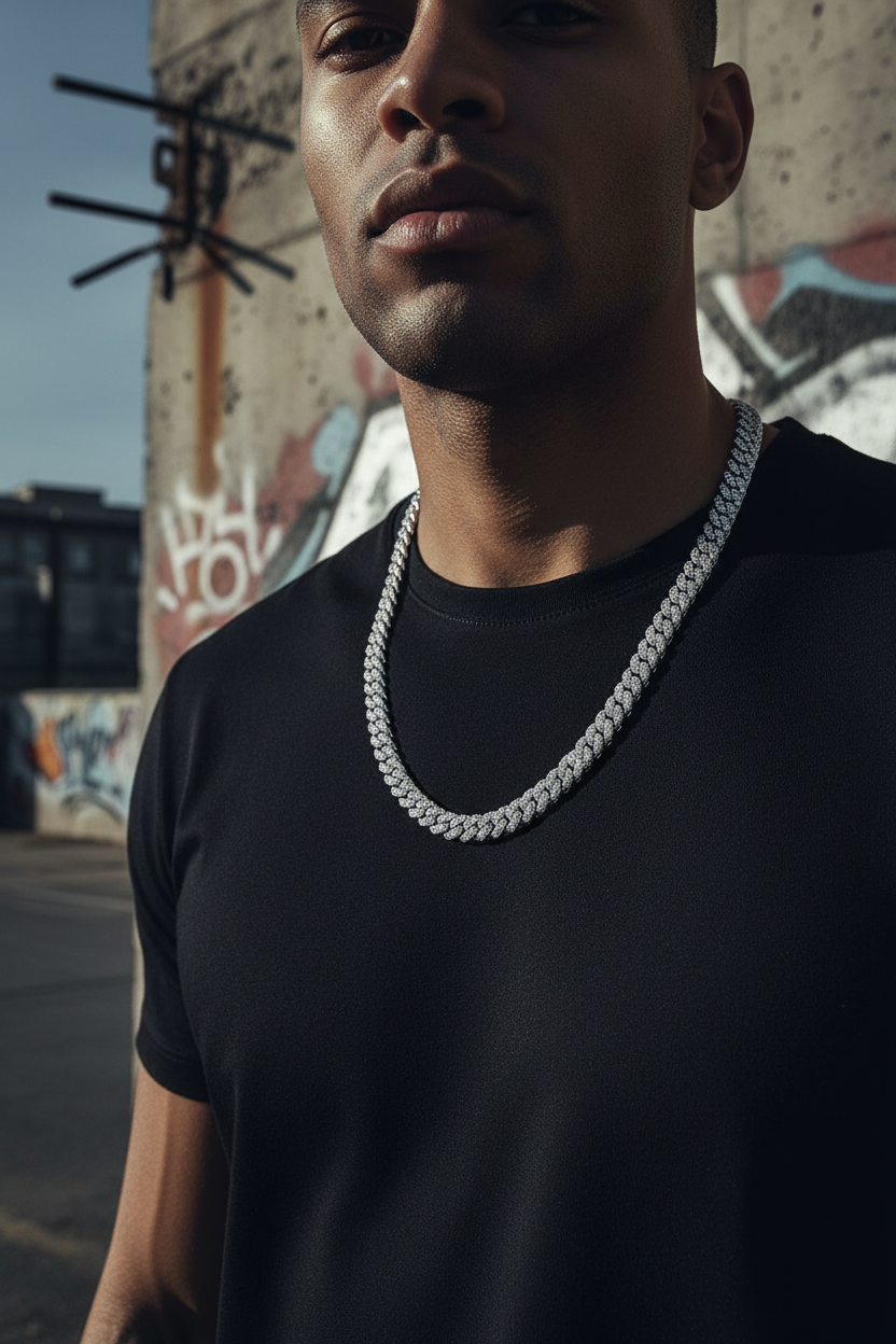 Urban Silver Chain - 55cm Architecture