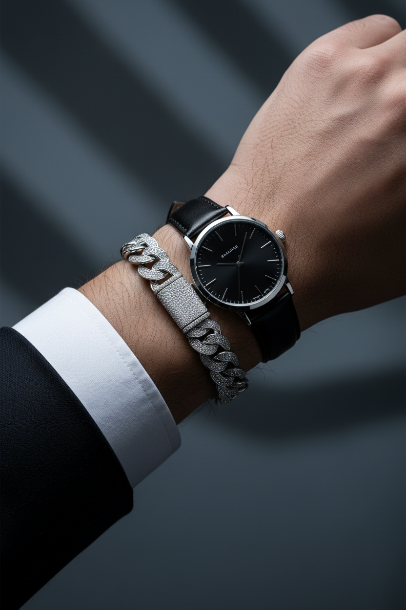 Very Flat Thin Slim - With Watch