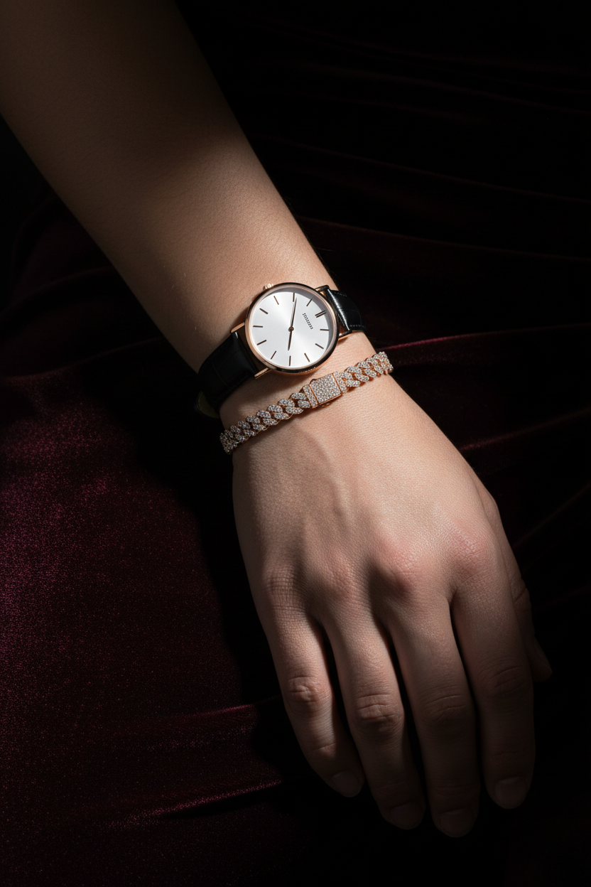 Very Thin Rose Gold - With Watch